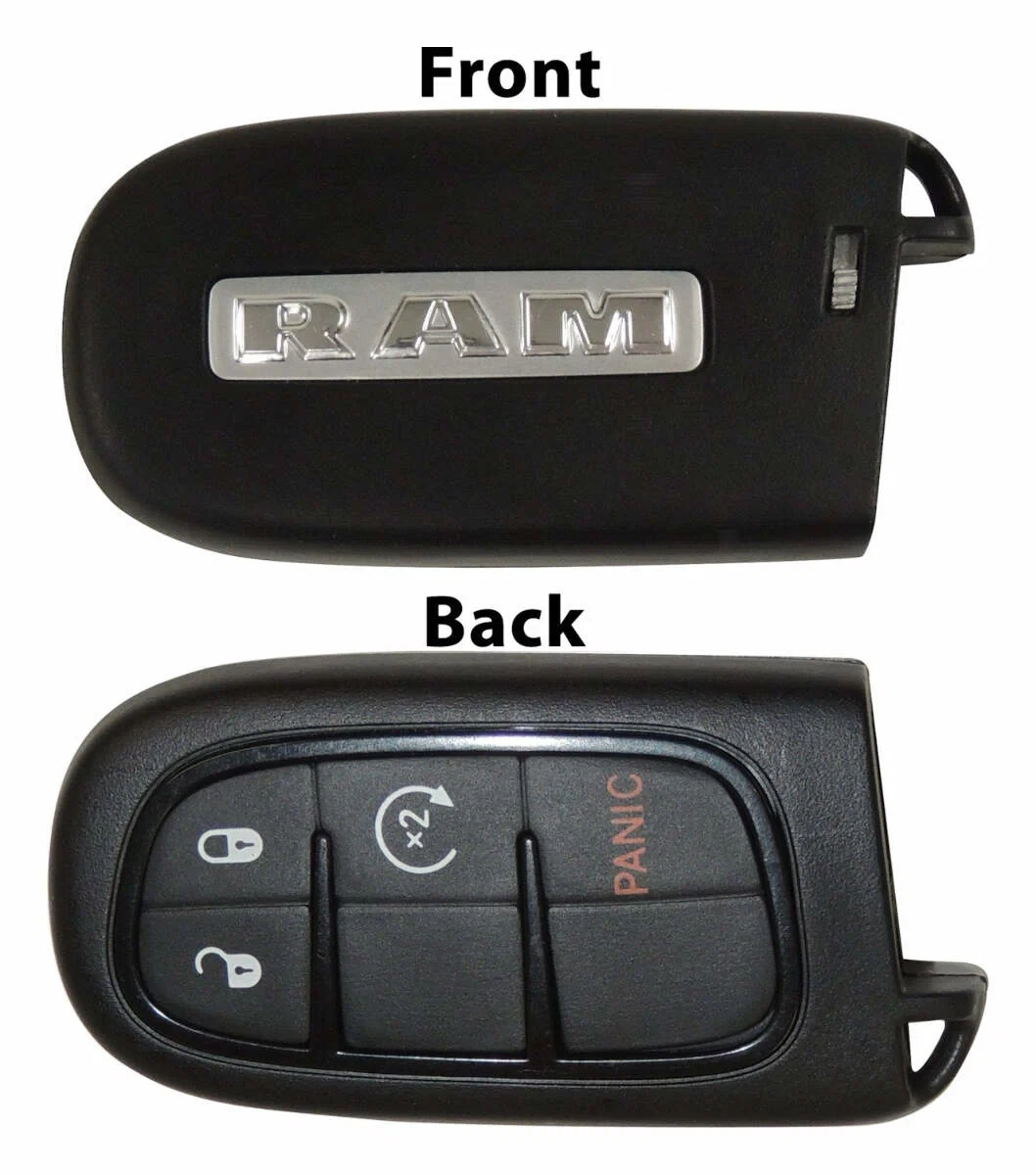Crown Automotive - Plastic Black Key Fob - 56046956AF